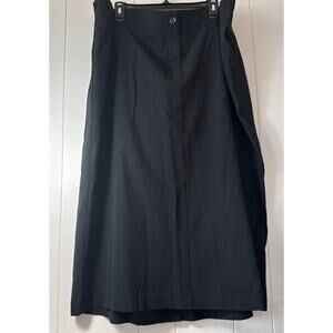 Jessica London, 24W Basic Black Skirt Stretchy Waist V9